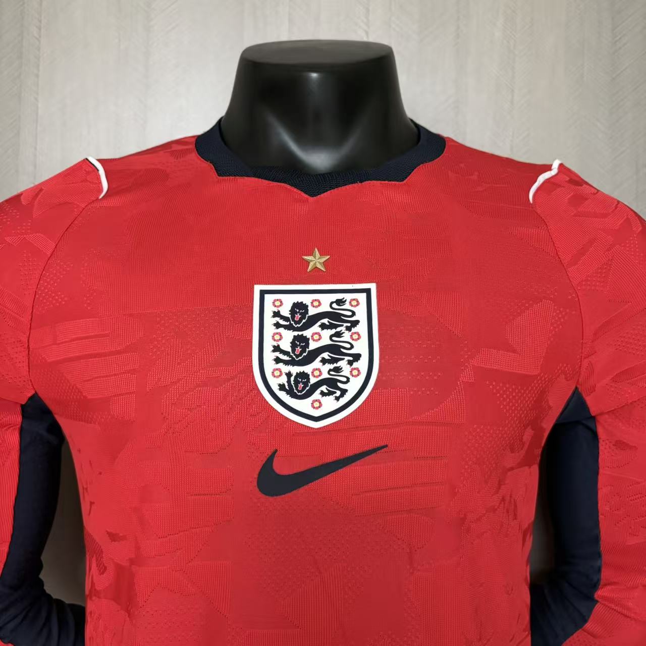 England 2026 Mens Player Version Long Sleeve Away Jersey