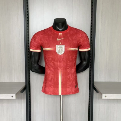 England 2026 Mens Player Version Red Jersey 01