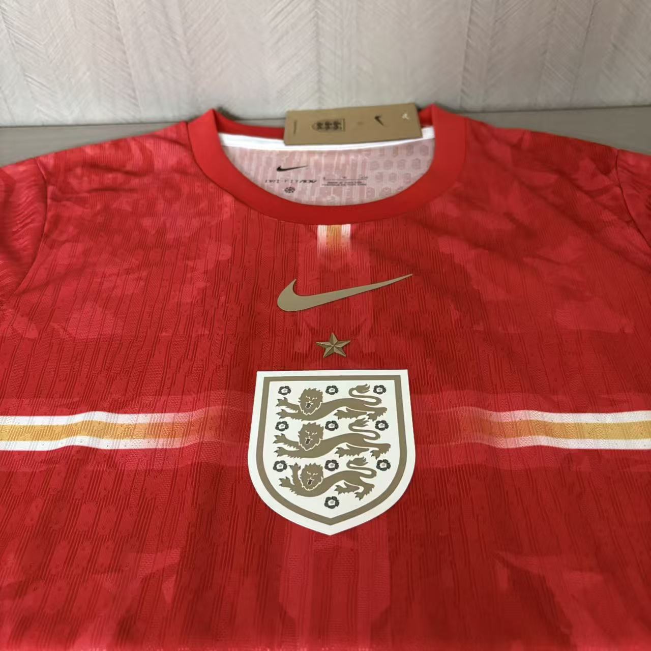 England 2026 Mens Player Version Red Jersey