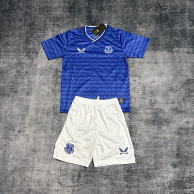 Everton 2025/26 Kids Home Kit 01