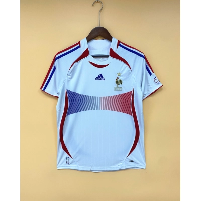 France 2006 Mens Retro Away Jersey 01