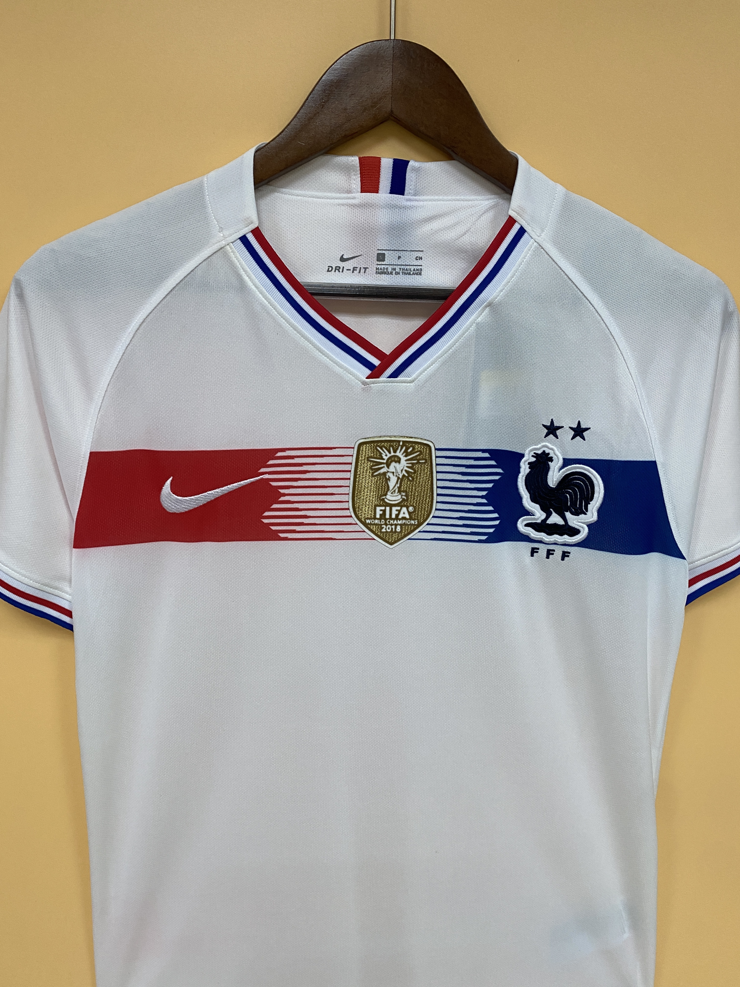 France 2018 Mens Retro White Training Kit