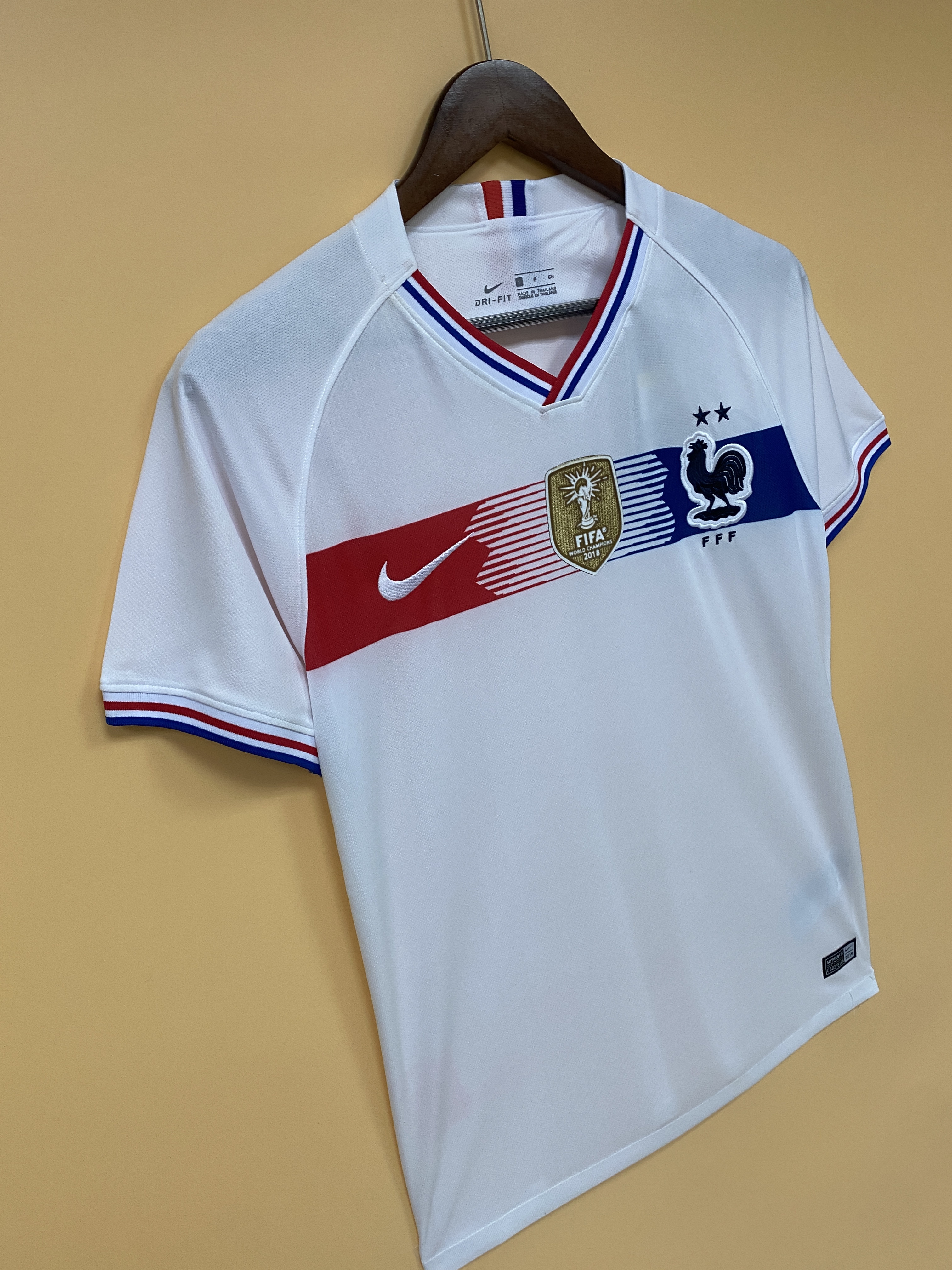France 2018 Mens Retro White Training Kit