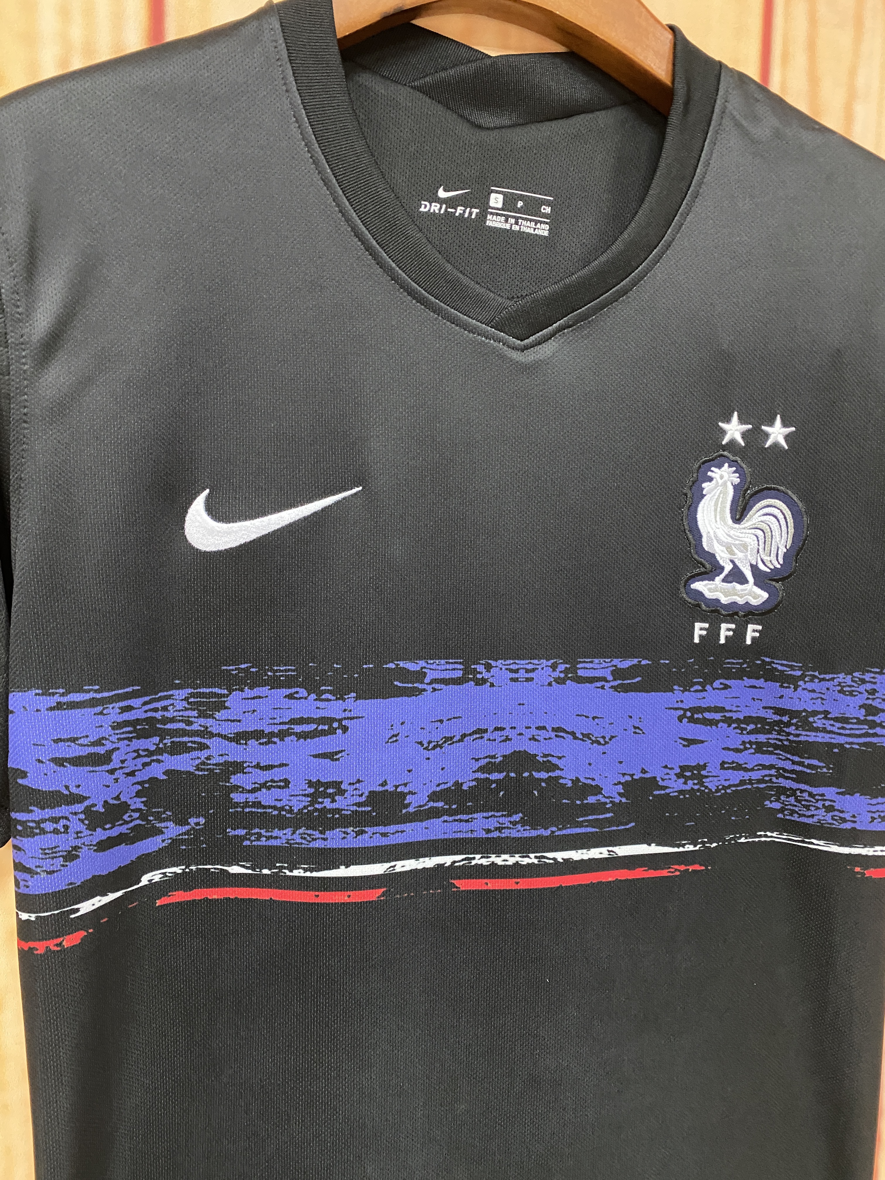 France 2022/23 Mens Black Pre-Match Jersey