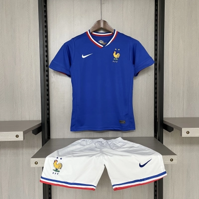 France 2024/25 Kids Home Jersey 01