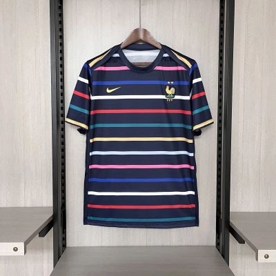 France 2024/25 Mens Blue Training Kit 01