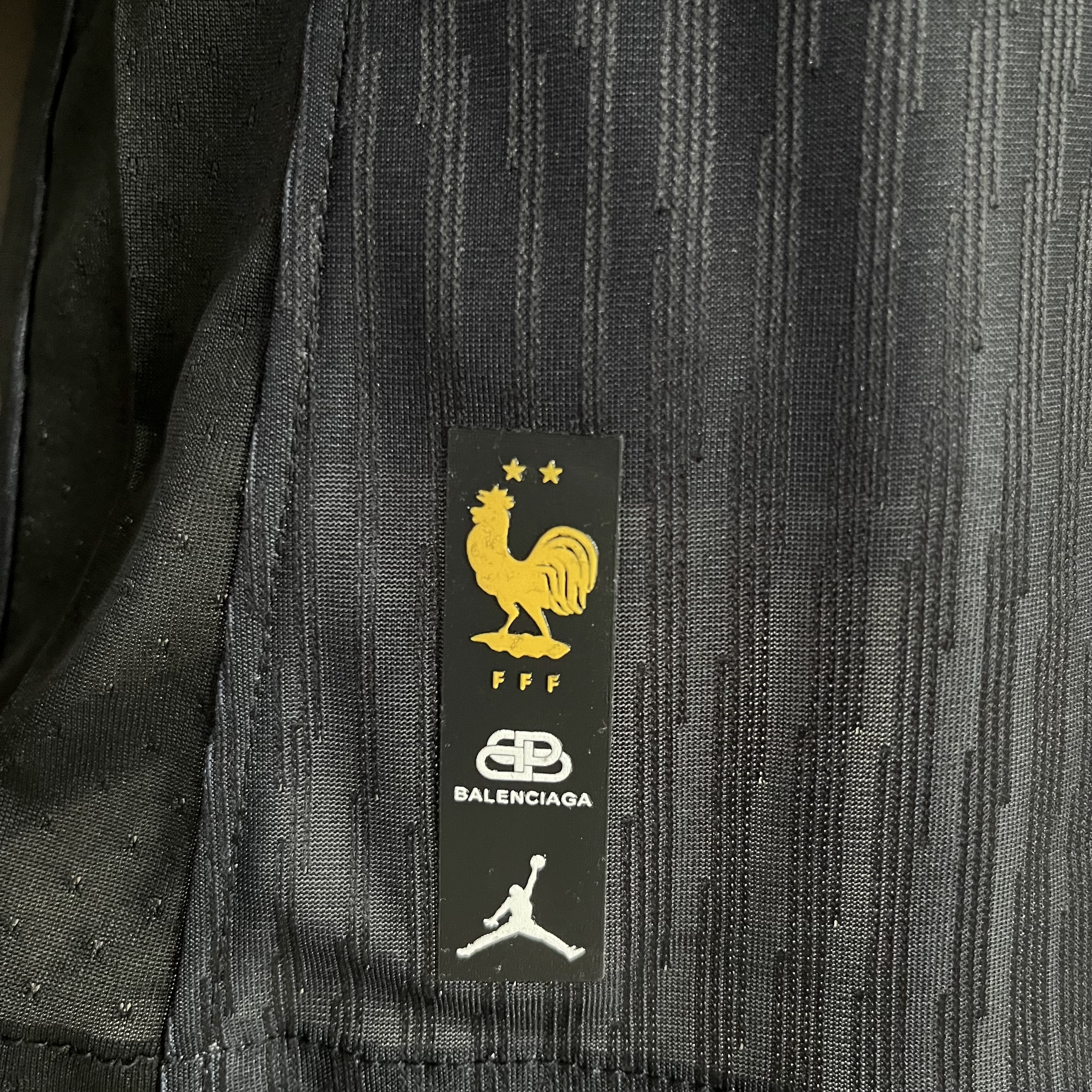 France 2024/25 Mens Player Version Black Jersey