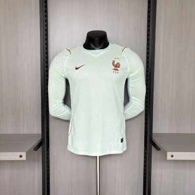 France 2026 Mens Player Version Long Sleeve Away Jersey 01