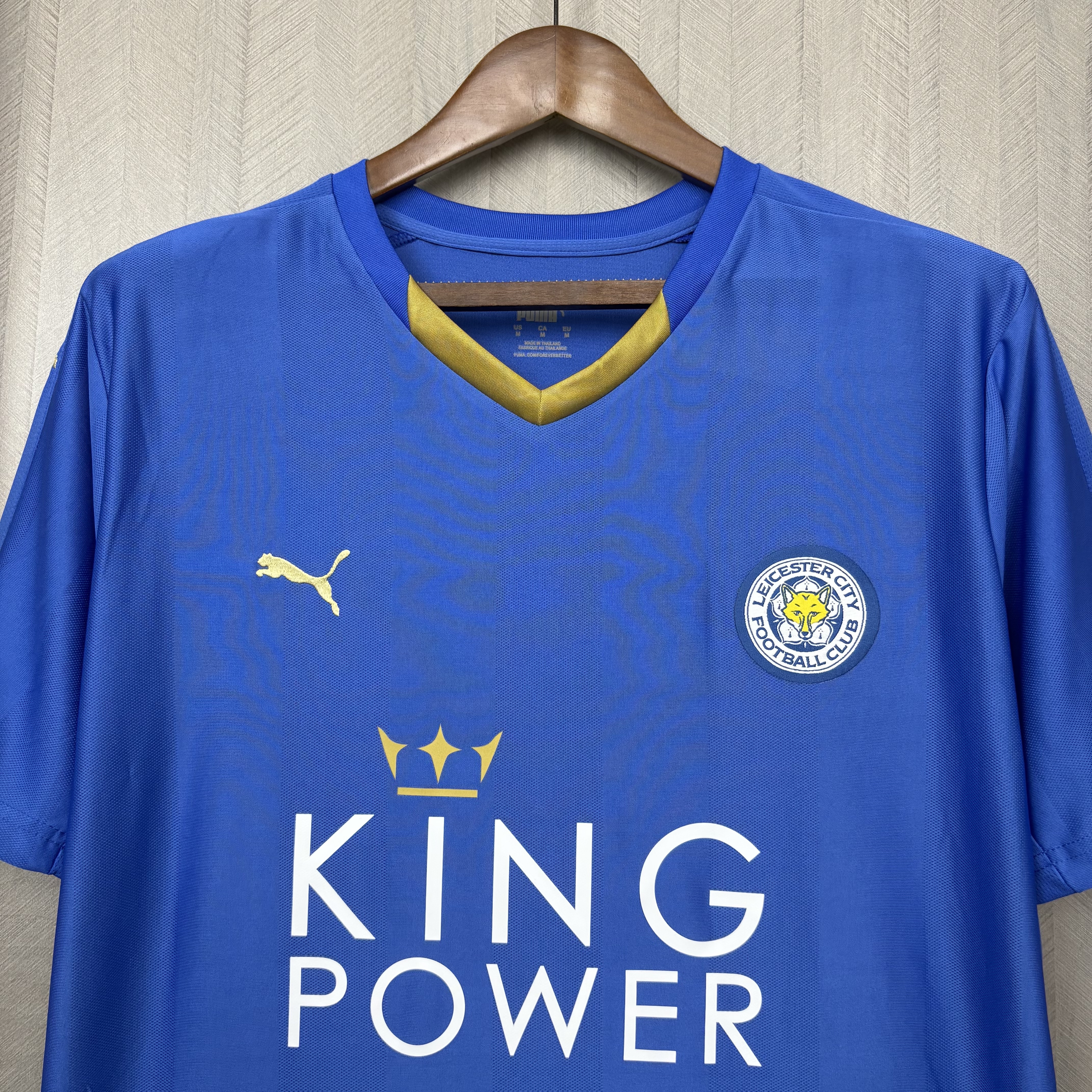 Leicester City 2015/16 Mens Retro Home Jersey