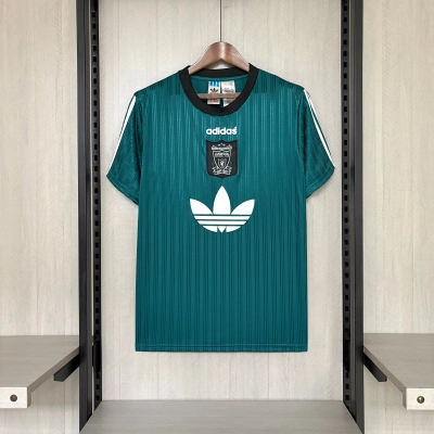 Liverpool 1995/96 Mens Retro Green Special Edition Jersey 01