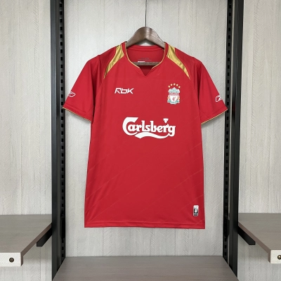 Liverpool 2005/06 Mens Retro Home Jersey 01