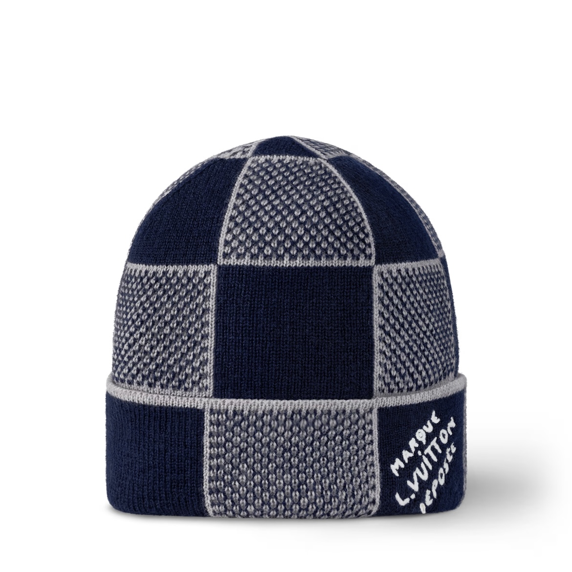 Louis Vuitton Damier Heritage Beanie Navy blue