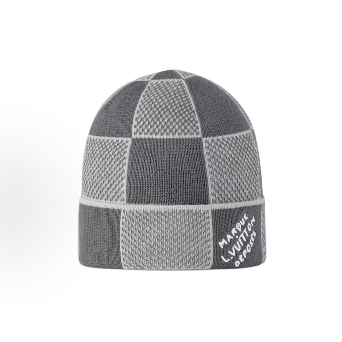 Louis Vuitton LV Damier Heritage Beanie Dark Grey