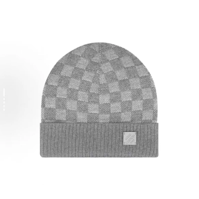 Louis Vuitton Néo Petit Damier Beanie Grey 01