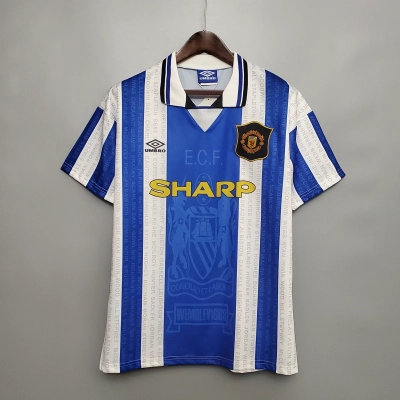 Manchester United 1994/96 Mens Retro Away Jersey 01