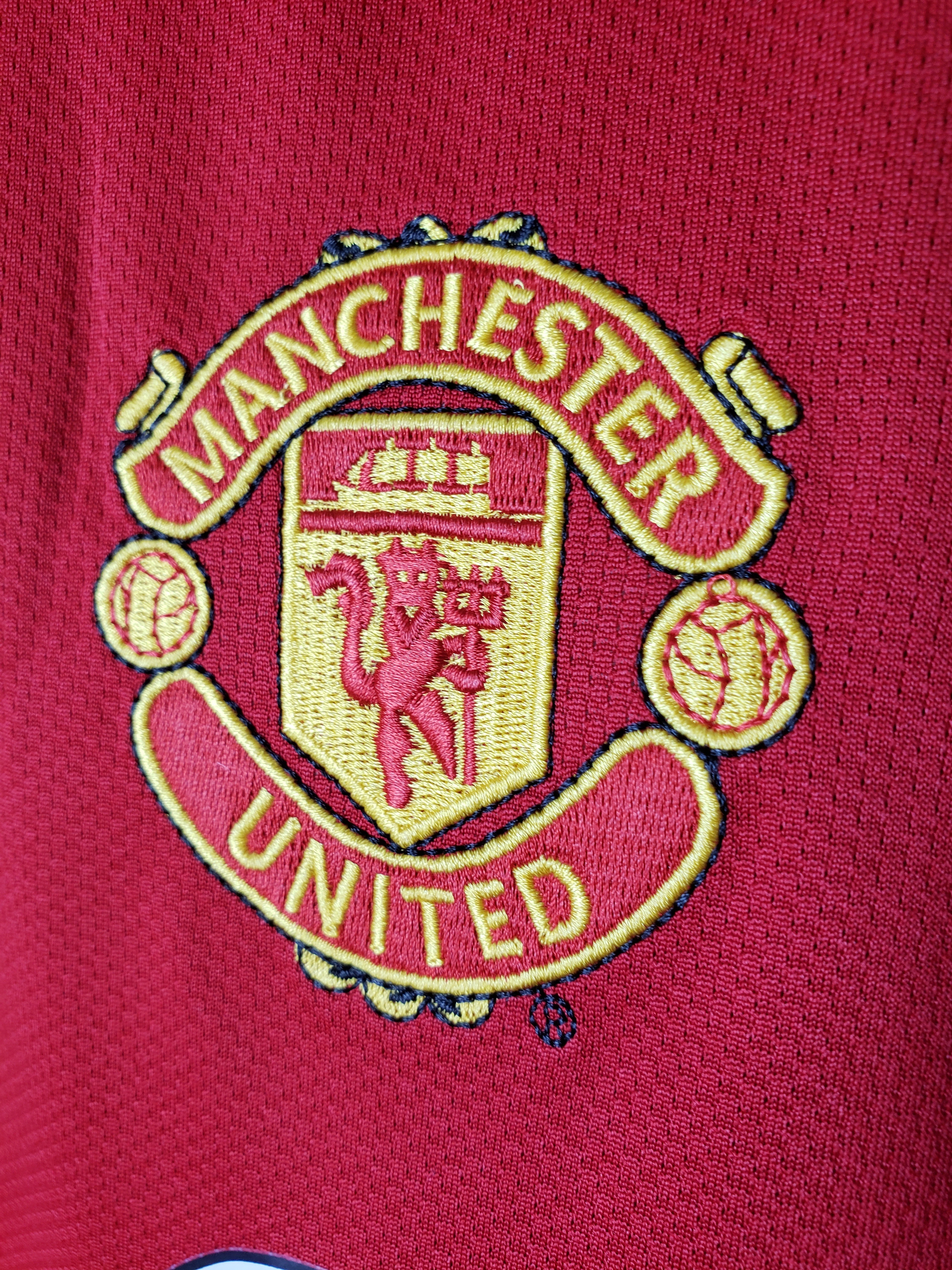 Manchester United 2005 Mens Retro Long Sleeve Home Jersey