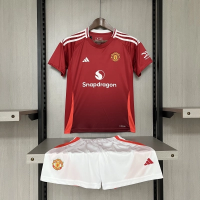 Manchester United 2024/25 Kids Home Jersey 01