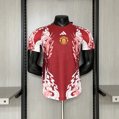 Manchester United 2024/25 Mens Player Version Red Special Edition Jersey 01