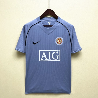 Manchester United Mens Retro Grey Goalkeeper Jersey 01