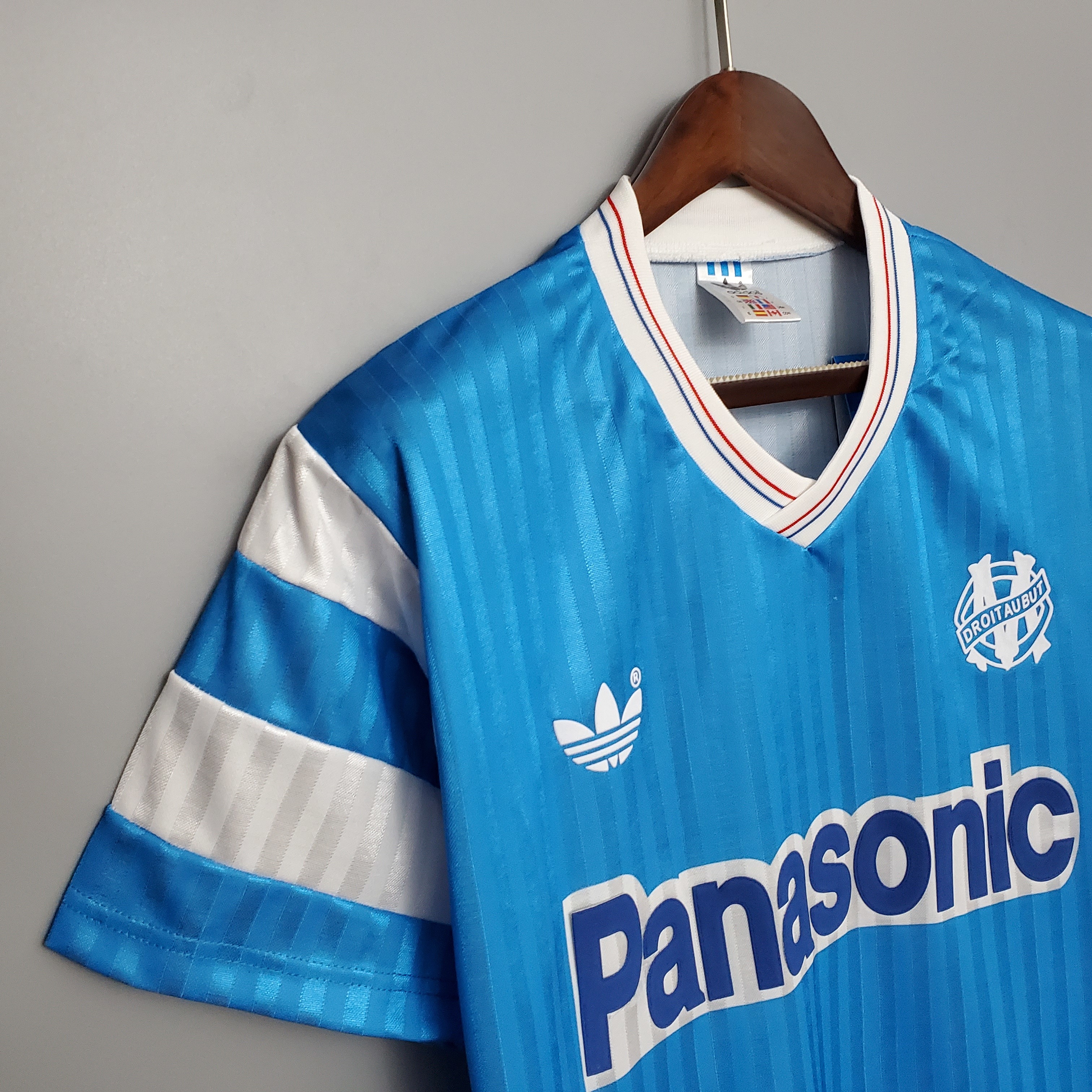 Marseille 1990 Mens Retro Away Jersey