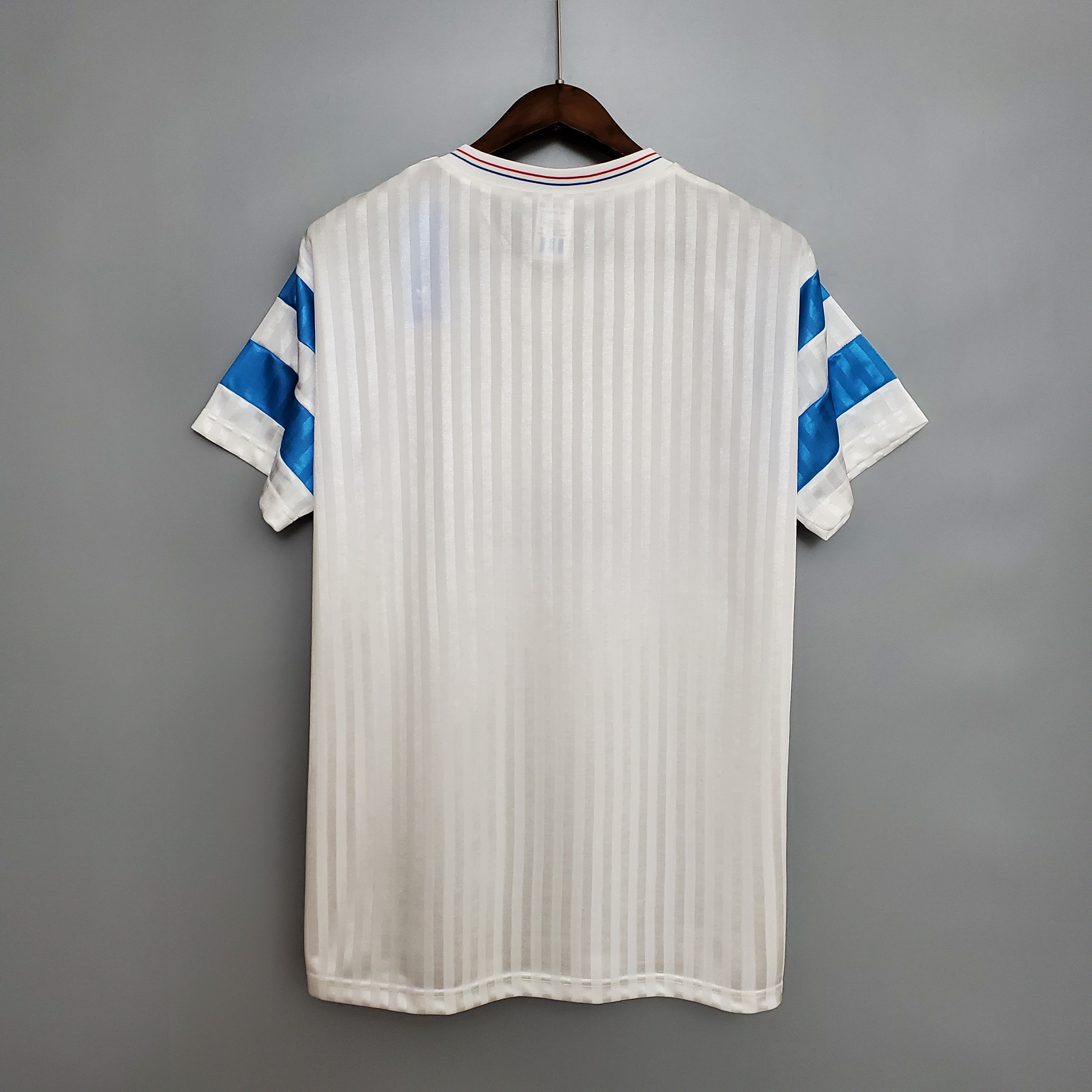 Marseille 1990 Mens Retro Home Design 2 Jersey