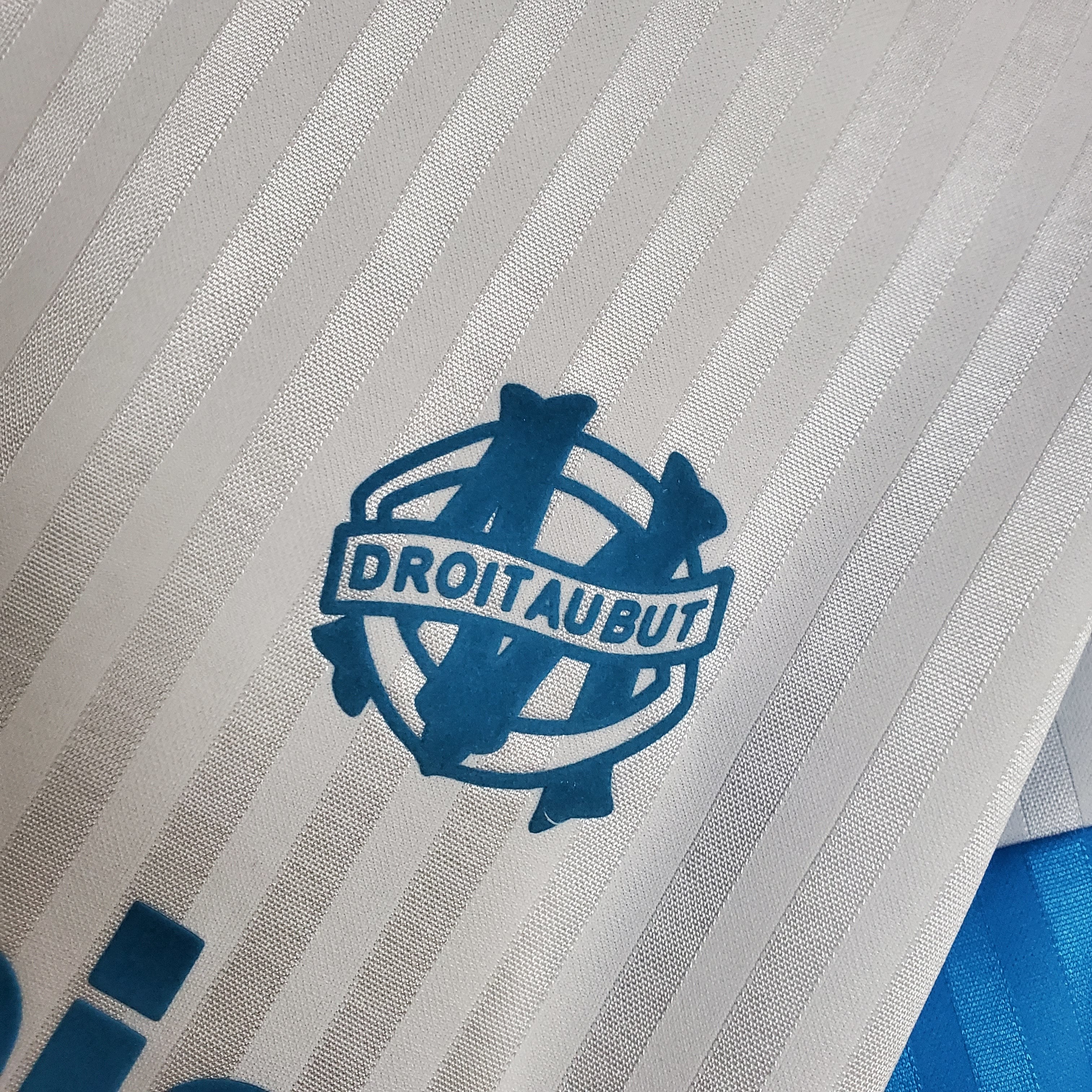 Marseille 1990 Mens Retro Home Design 2 Jersey