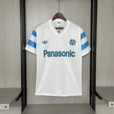 Marseille 1990 Mens Retro Home Jersey 01