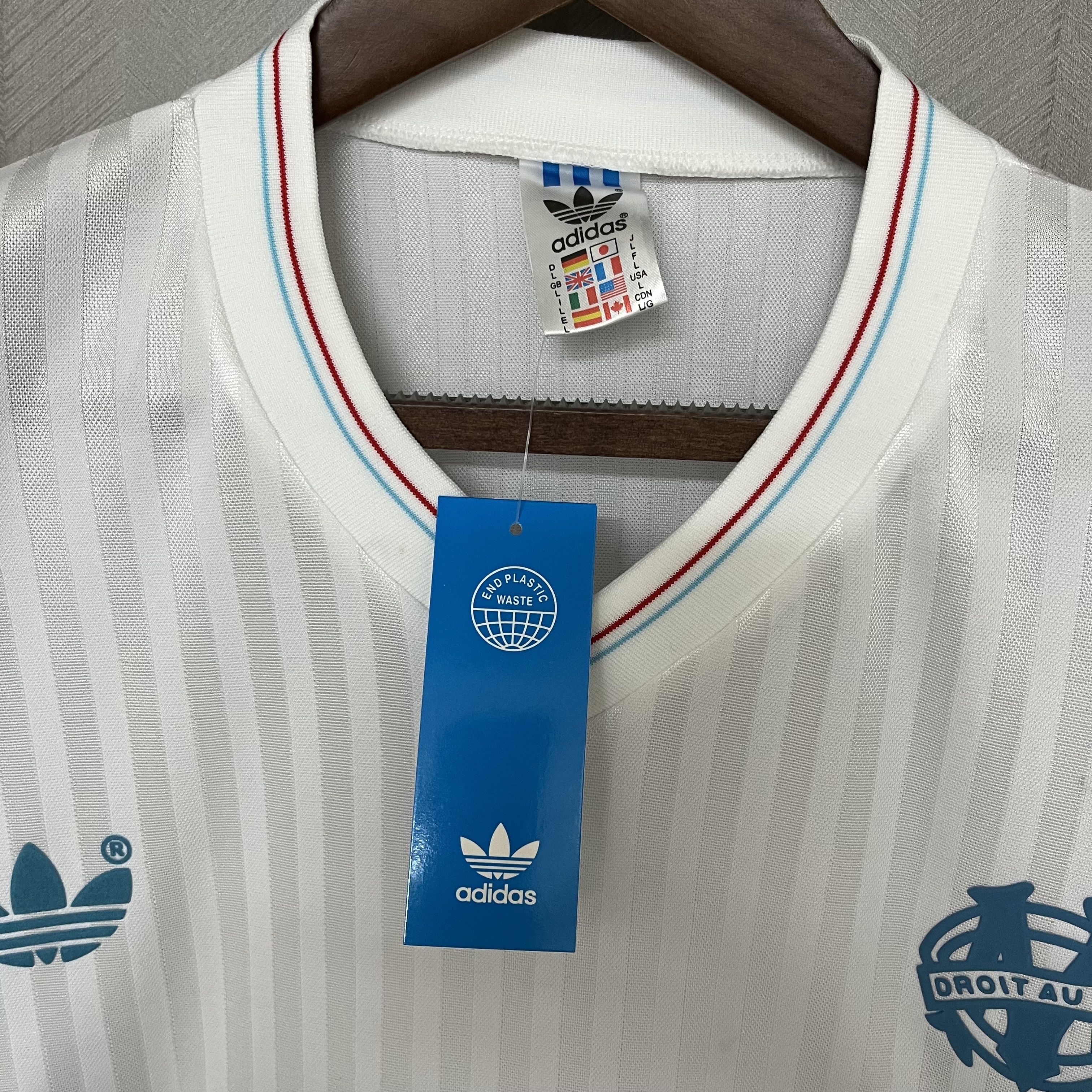 Marseille 1990 Mens Retro Home Jersey