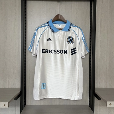 Marseille 1998/99 Mens Retro Home Jersey 01