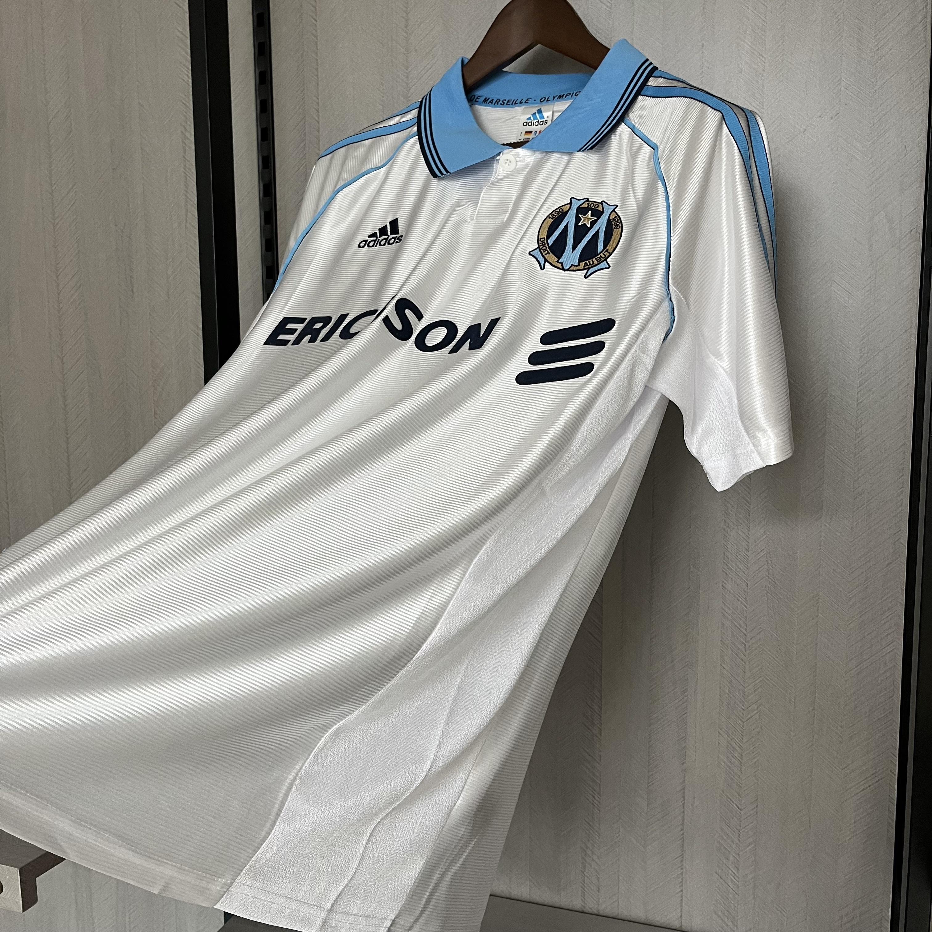 Marseille 1998/99 Mens Retro Home Jersey