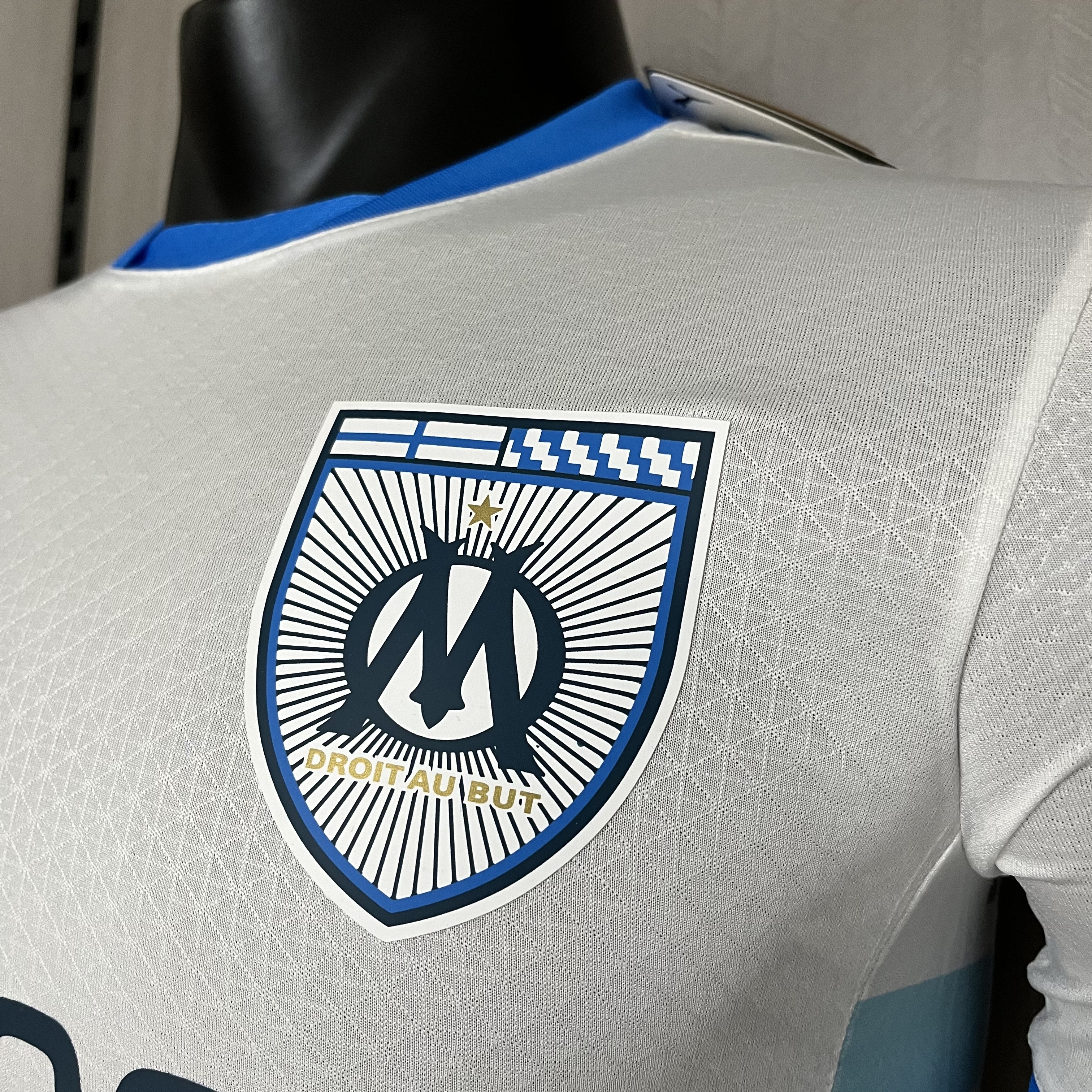 Marseille 2024/25 Mens Player Version White Jersey