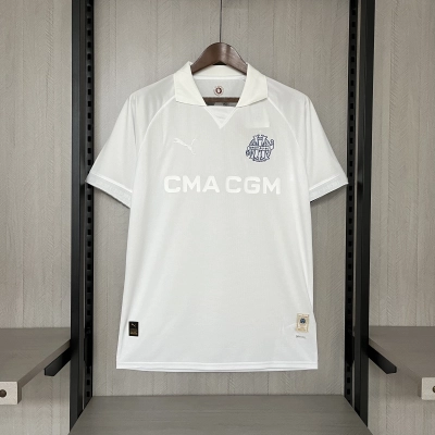 Marseille 2024/25 Mens White Special Edition Jersey 01