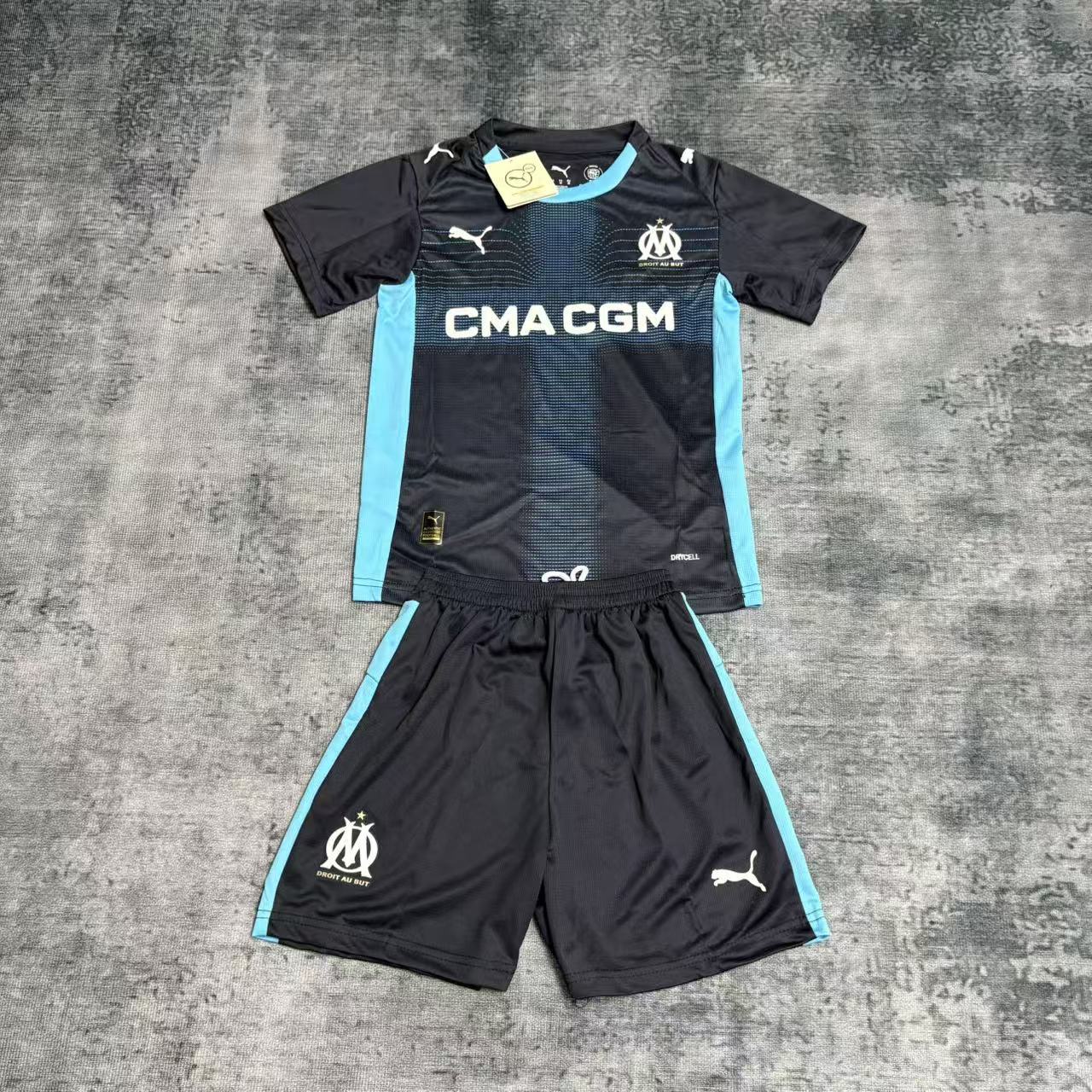 Marseille 2025/26 Kids Away Kit