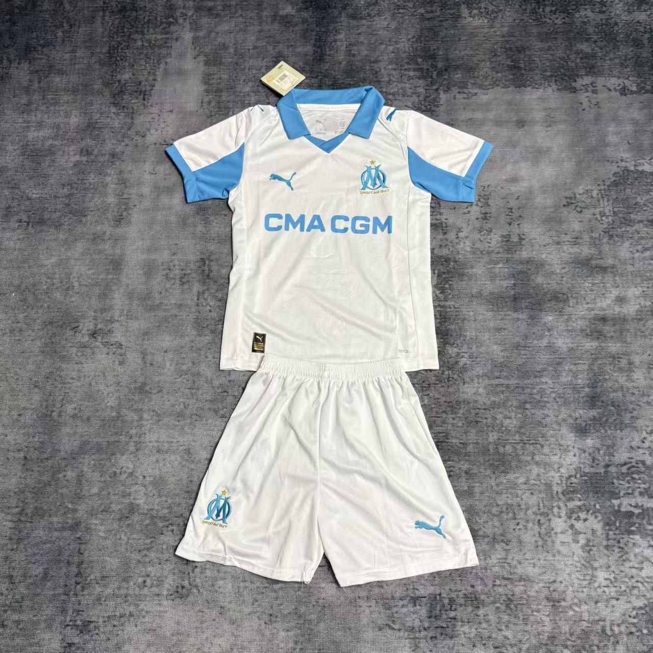 Marseille 2025/26 Kids Home Jersey