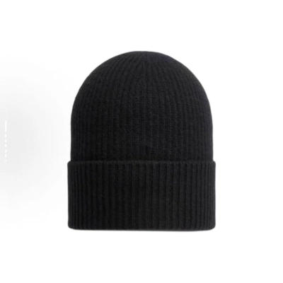 Moncler Cashmere Blend Beanie Black 02