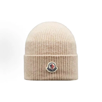 Moncler Cashmere Blend Beanie Light Beige 01