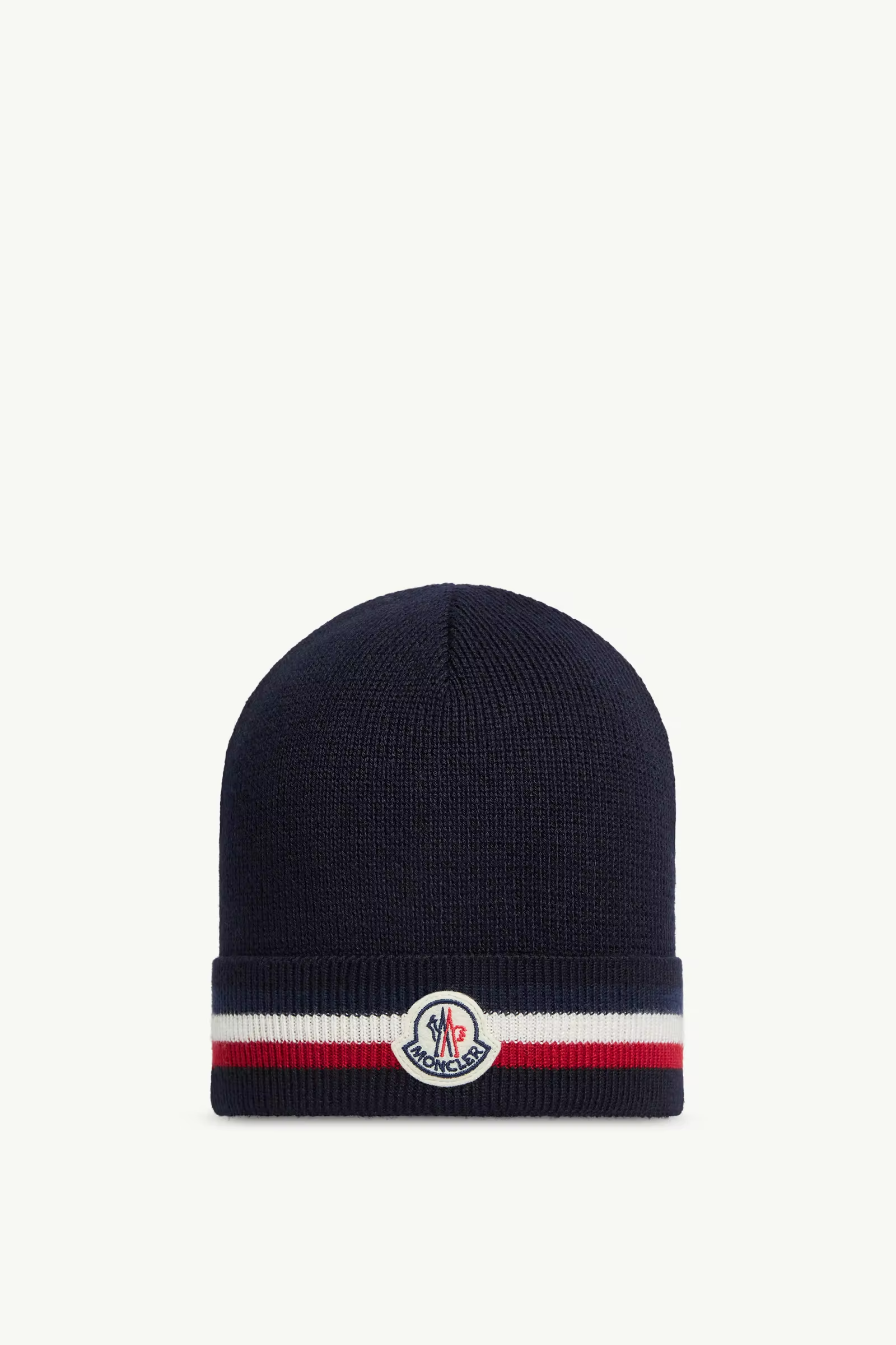 Moncler Tricolour Wool Beanie