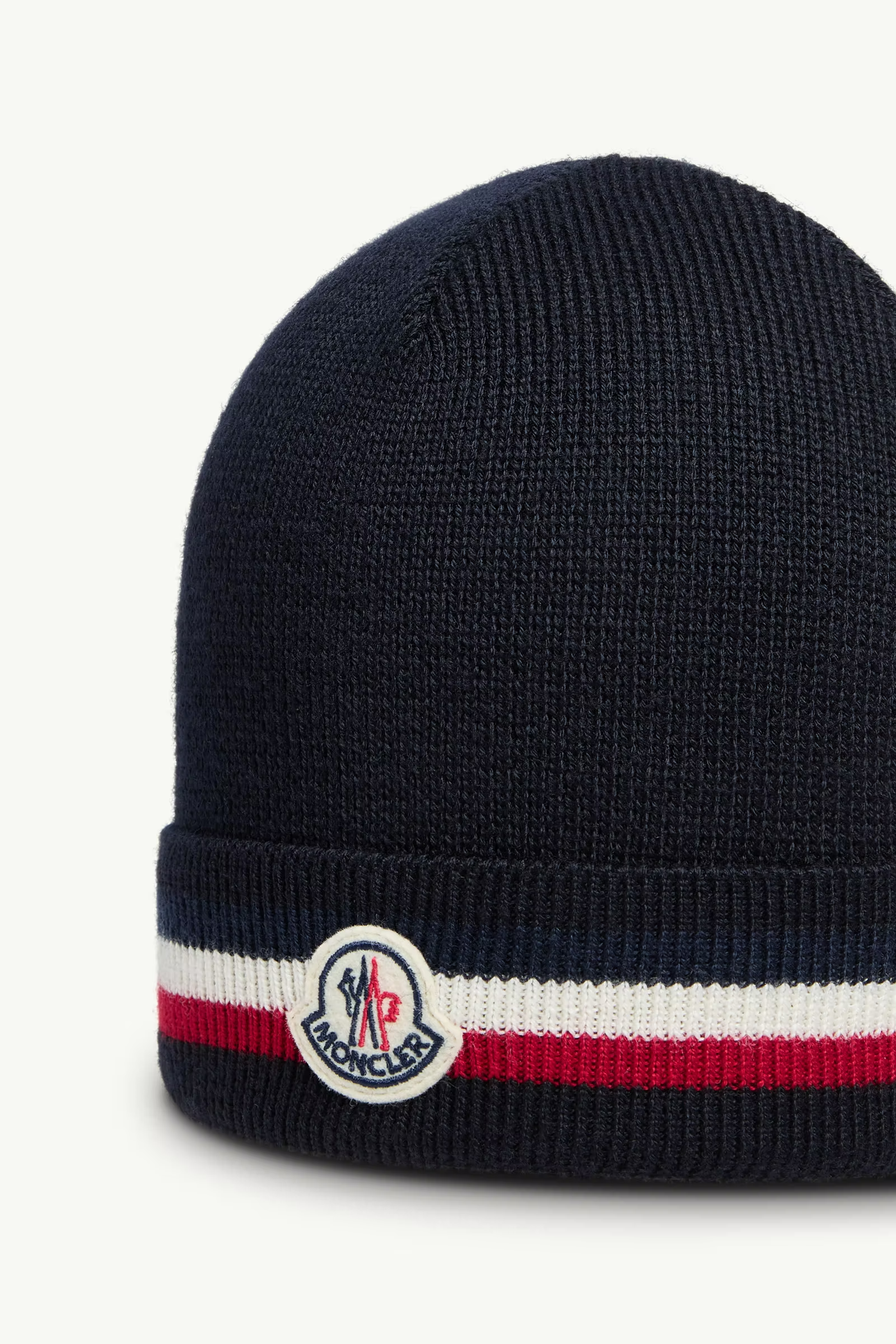 Moncler Tricolour Wool Beanie