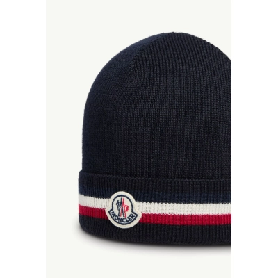 Moncler Tricolour Wool Beanie 02