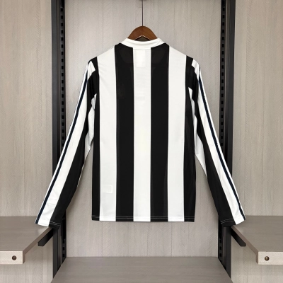 Newcastle United 1995/97 Mens Retro Long Sleeve Home Jersey 02
