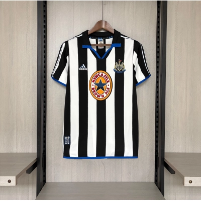 Newcastle United 1999/00 Mens Retro Home Jersey 01