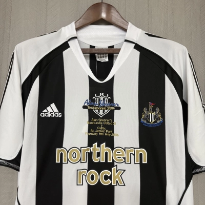 Newcastle United 2006 Mens Retro Shearer Testimonial Jersey 02