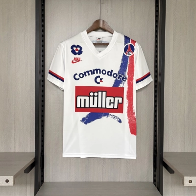 Paris Saint-Germain 1991/92 Mens Retro Away Jersey 01