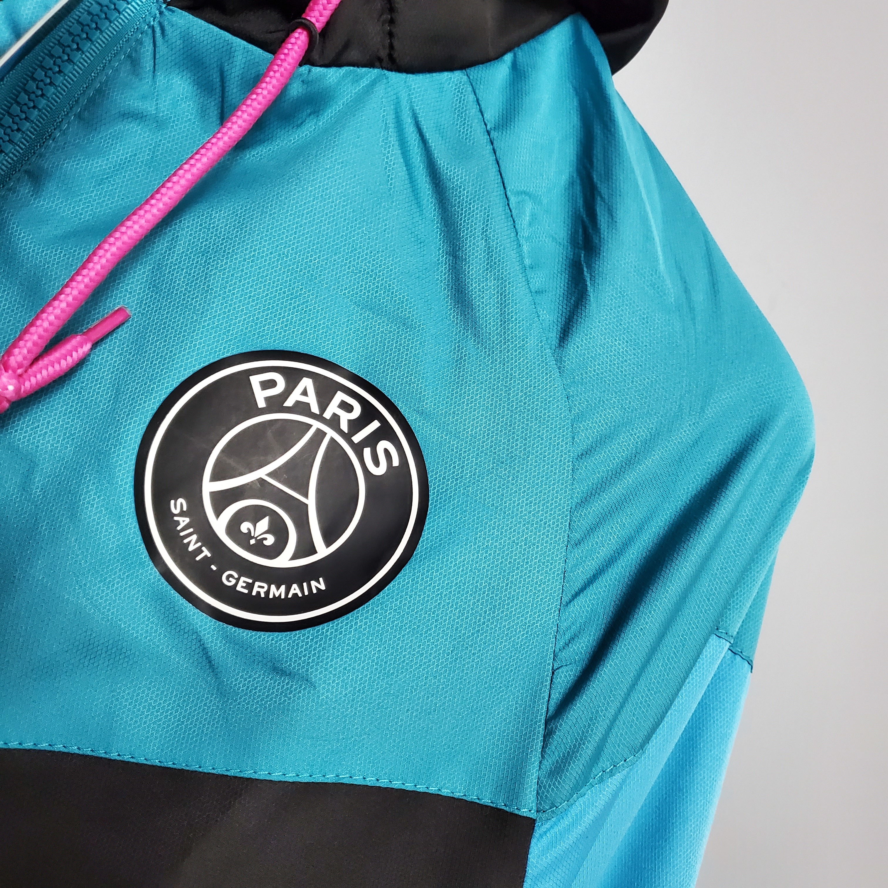 Paris Saint-Germain 2020/21 Mens Black/Blue/Purple Windbreaker Jacket
