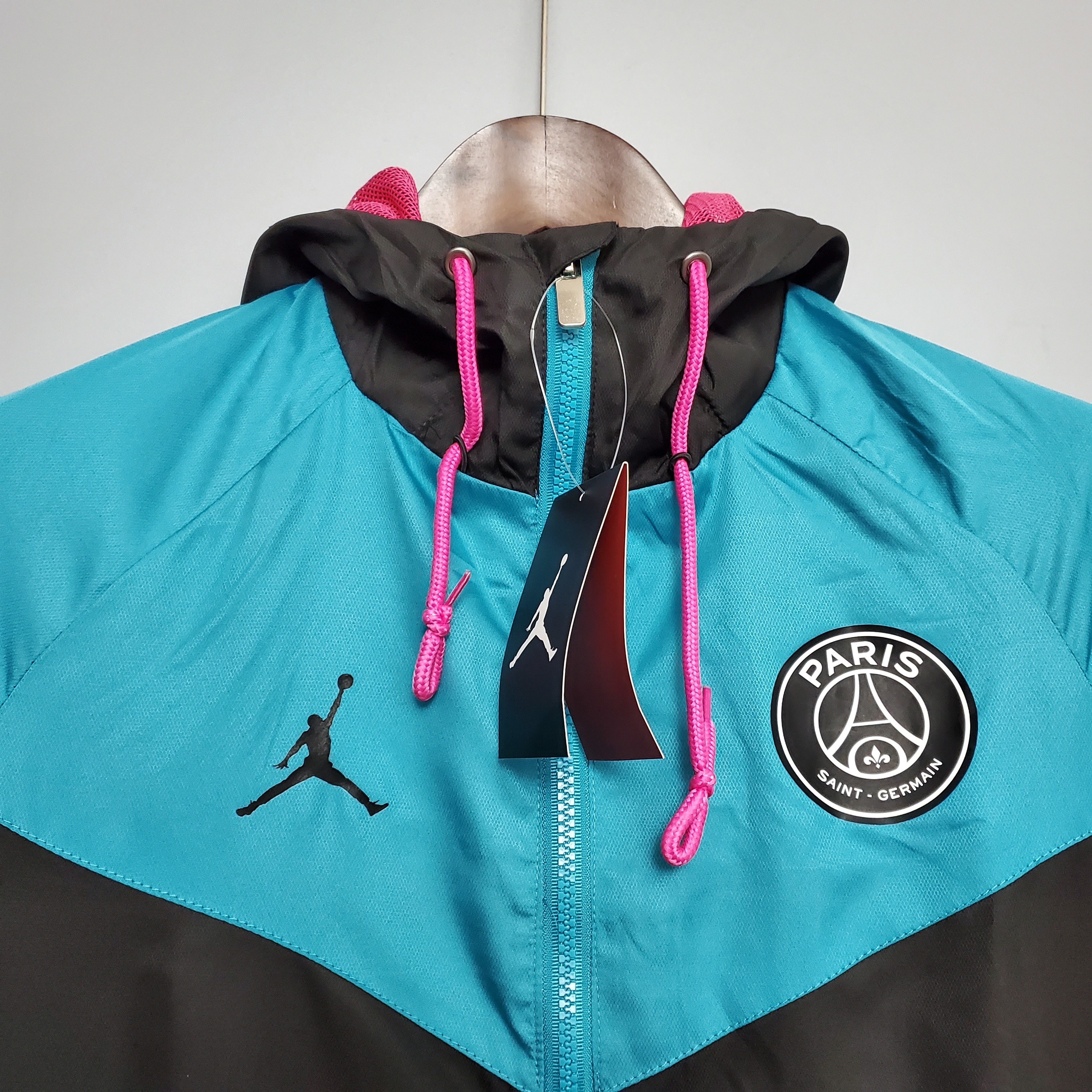 Paris Saint-Germain 2020/21 Mens Black/Blue/Purple Windbreaker Jacket