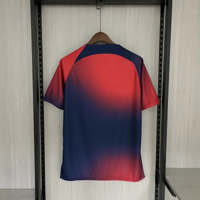 Paris Saint-Germain 2023/24 Mens Red/Blue Training Kit 02