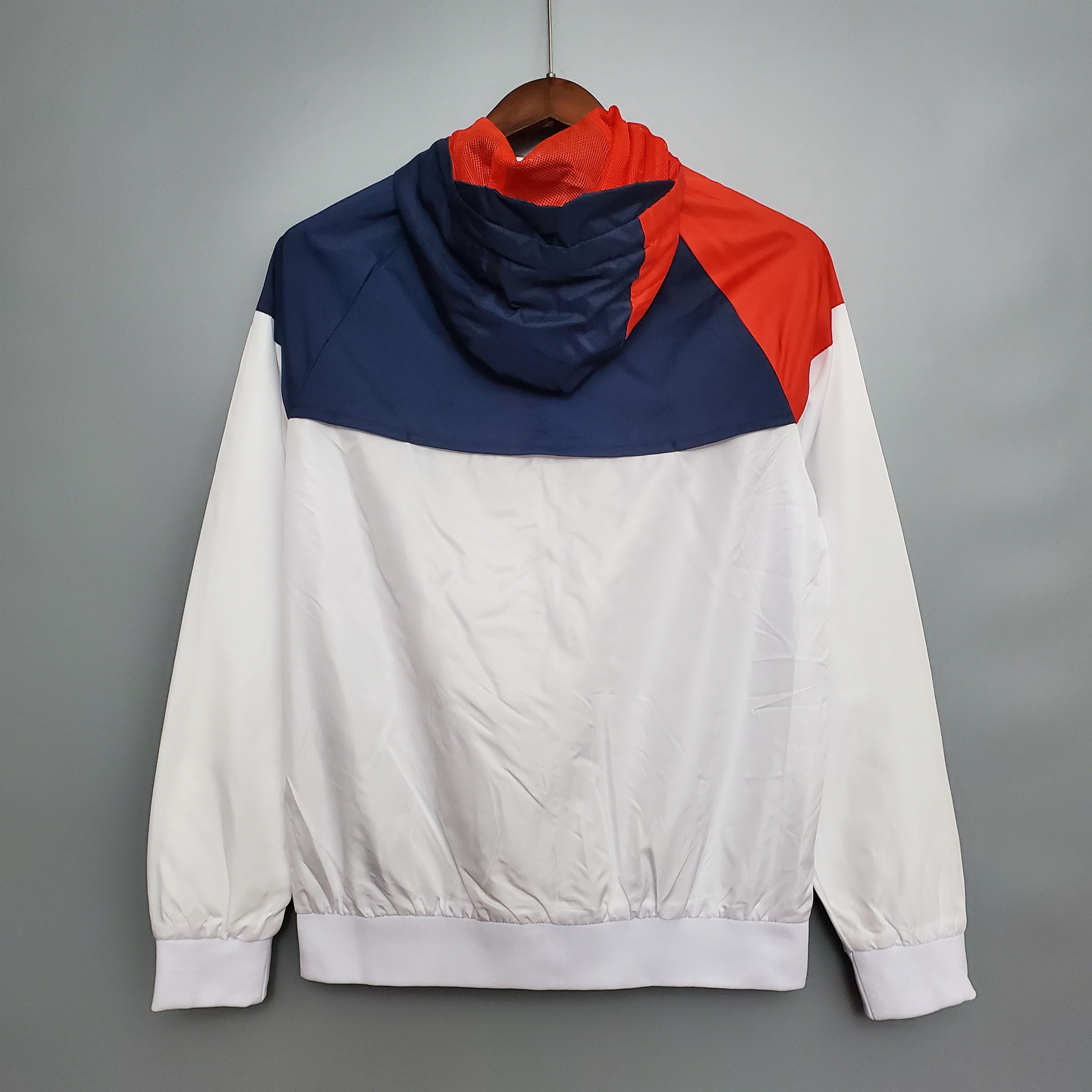 Paris Saint-Germain Mens Classic Black/Red/Blue Windbreaker Jacket