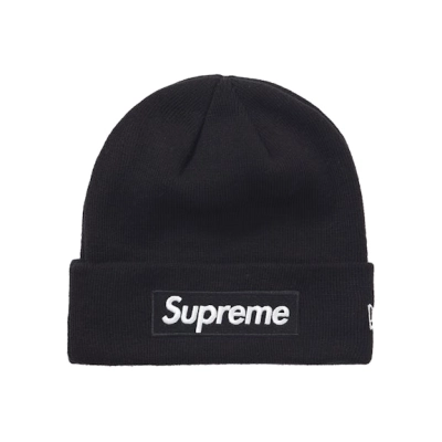 Supreme New Era Box Logo Beanie (FW21) Black 01