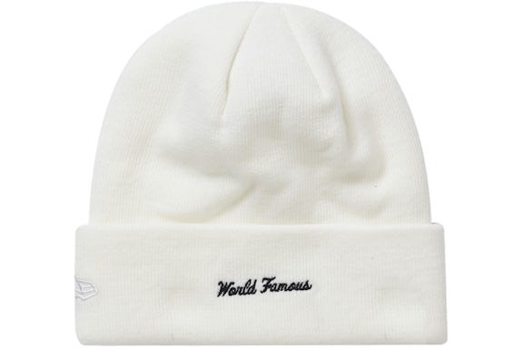Supreme New Era Box Logo Beanie (FW21) White