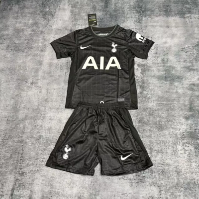 Tottenham Hotspur 2025/26 Kids Away Kit 01